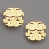 Tory Burch Logo Earrings in Gold - Lyst