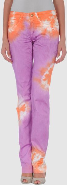 Blumarine Casual Pants in Purple - Lyst