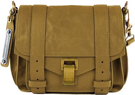 Proenza Schouler Mini Ps1 Pouch in Gold (bronze) - Lyst