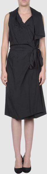 Vivienne Westwood Red Label 3 4 Length Dresses in Black - Lyst