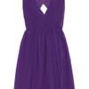 Alice + Olivia Caprice Pleated Cottonblend Dress in Purple - Lyst
