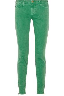 Current/Elliott The Ankle Low-rise Skinny Jeans - Lyst
