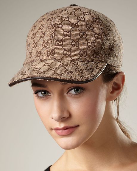 Gucci Gg Baseball Hat in Beige - Lyst