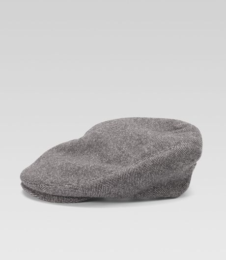 Gucci Driver Hat in Gray for Men - Lyst