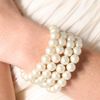 Kenneth Jay Lane Pearl Coil Bracelet in White (pearl) - Lyst