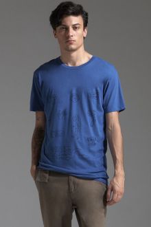 Marc By Marc Jacobs Klondike Blue Printed Cotton I Would Crewneck T-shirt - Lyst