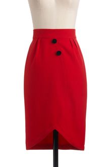 ModCloth Perfectly On Poinsettia Skirt - Lyst