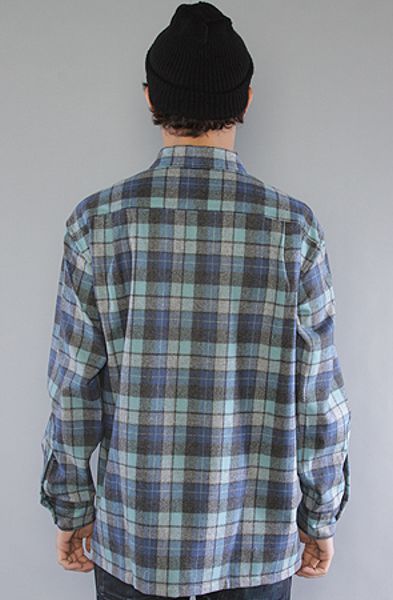 pendleton blue plaid board shirt