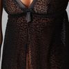 Cosabella Vanna Babydoll & Gstring in Black - Lyst