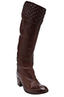 Alberto Fasciani Stud Riding Boot - Lyst