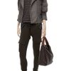 A.l.c. Cotton Utility Leggings in Gray (brown) - Lyst