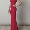 Alexander Mcqueen Cowlneck Silkcrepe Dress in Purple (pink) - Lyst
