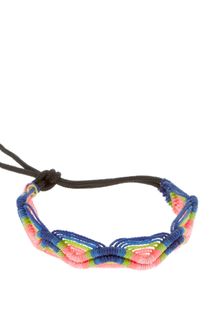 ASOS Collection Asos Rainbow Zig Zag Friendship Bracelet - Lyst