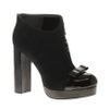 Asos Asos Twiggy Shoe Boots with Collar Detail in Black - Lyst