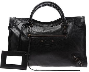Balenciaga City Leather Handbag - Lyst