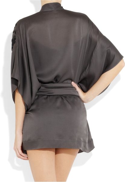 grey silk robes