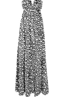 Diane Von Furstenberg New Krystle Animal-print Cotton Maxi Dress - Lyst