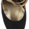 Dkny Quinn Metallic PatentLeather and Suede Pumps in Gold - Lyst