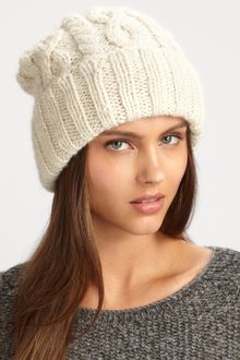 Eugenia Kim Jill Hand-knit Slouchy Cable Beanie Hat - Lyst