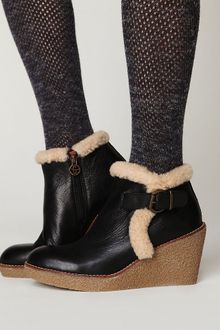 Free People Tumbled Wedge Ankle Boot - Lyst