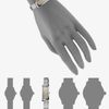 Gucci Gframe Stainless Steel Rectangle Watch in Brown - Lyst