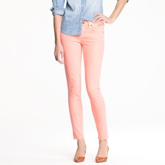 J.Crew Toothpick Jean in Garment-dyed Twill - Lyst