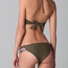 Mara Hoffman Embroidered Bustier Bikini in Green (olive) - Lyst