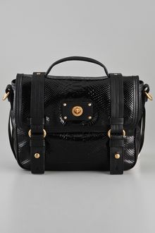 Marc By Marc Jacobs Turnlock Python Shine Messenger Bag - Lyst