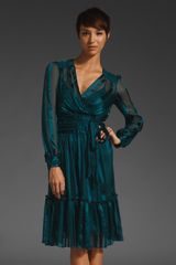 Milly Cerise Ruffle Dress