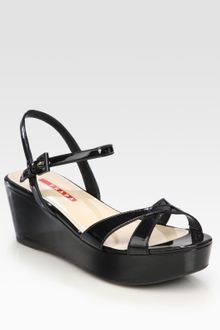 Prada Platform Sandals - Lyst