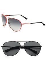 Prada Metal Aviator Sunglasses