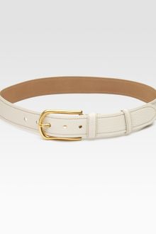 Prada Pebbled Leather Belt/narrow - Lyst