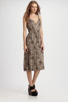 Rebecca Taylor Ocelot Tank Dress - Lyst