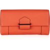 Reed Krakoff Leather Envelope Clutch in Pink (orange) - Lyst