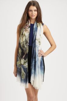 Stella McCartney Hawaiian Print Scarf - Lyst