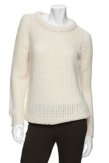 Theory Chunky Open Weave Sweater - Lyst
