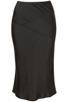 Topshop Bias Cut Midi Skirt - Lyst