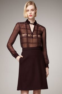 Valentino Cashgora Skirt - Lyst