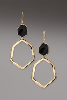 Ippolita Geometric Drop Earrings, Onyx - Lyst