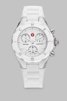 Michele Watches Tahitian Jelly Bean Chronograph Watch/white - Lyst