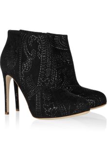 Rupert Sanderson Patent-leather and Suede Ankle Boots - Lyst