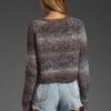 Splendid Chunky Ombre Stitch V Neck Sweater in Purple (purple ombre) - Lyst