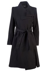 Ann Demeulemeester Belted Trench Coat