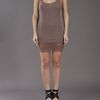 Raquel Allegra Lace Hem Slip Dress in Purple (plum) - Lyst