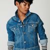 Free People Classic Denim Jacket in Blue (morning zen) - Lyst