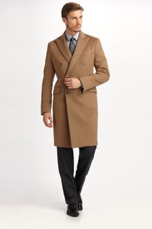 Armani Wool / Cashmere Topcoat - Lyst