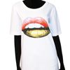 Markus Lupfer Collagen Lip Boyfriend Tshirt in White - Lyst