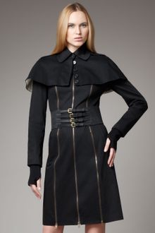 McQ by Alexander McQueen Belted Military Coat - Lyst