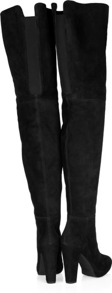 stuart weitzman black thigh high boots