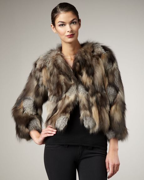 Tasha Tarno Cross Fox Chubby in Brown (multi natural) - Lyst